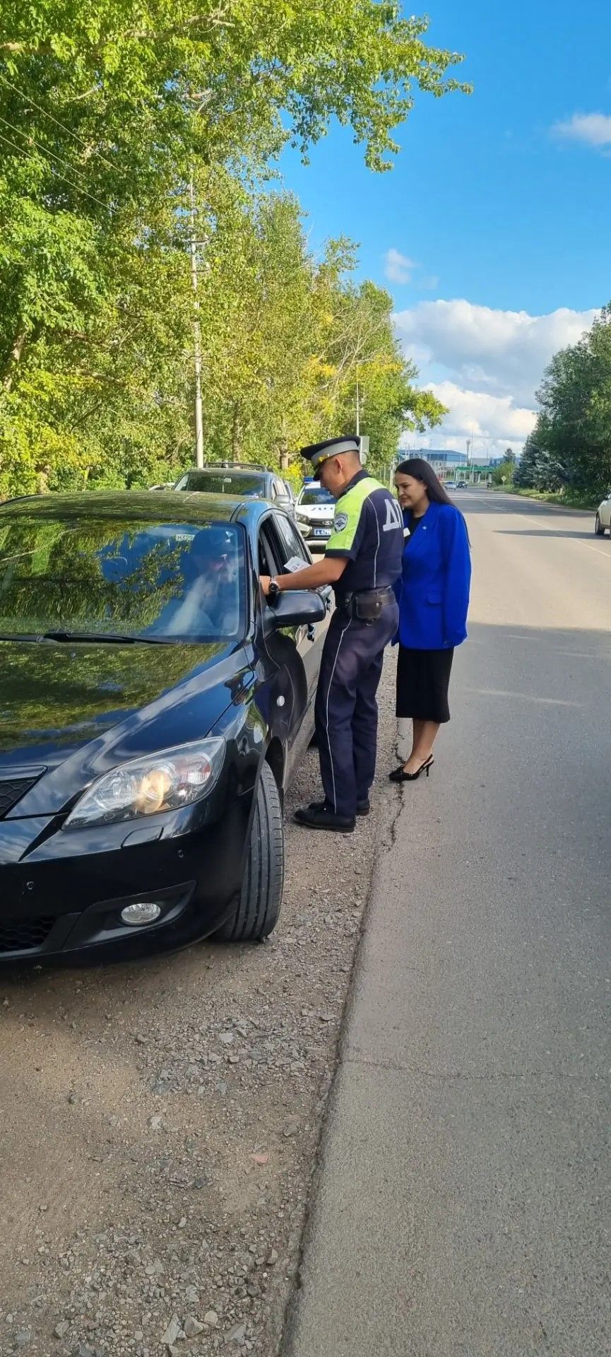 В Лениногорске в профилактическом рейде ГАИ приняли участие артисты цирка-шапито
