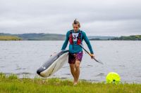 На Карабашском водохранилище впервые прошли соревнования по сапсерфингу