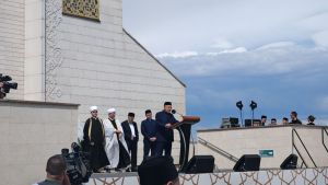 Делегация Лениногорского района приняла участие в торжественном мероприятии «Изге Болгар җыены»