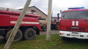 В Лениногорском районе произошел пожар в частном жилом доме
