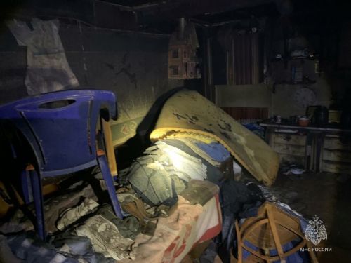 На пожаре в Татарстане погибли два человека