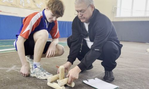 Городки в Лениногорске: школьники вышли на площадку
