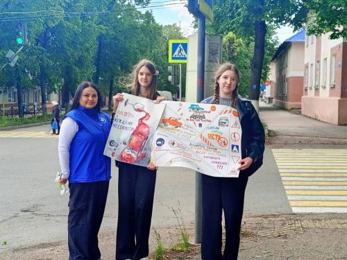 На борьбу с пьяными водителями на улицы Лениногорска вышли студенты