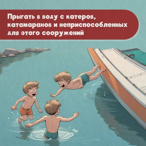 Правила поведения на воде для взрослых и детей
