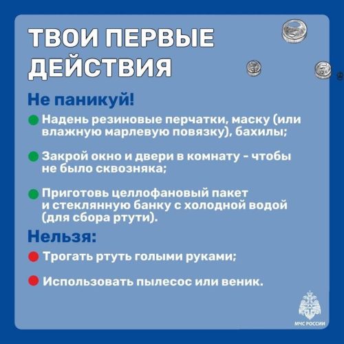 Что делать, если разбился градусник?