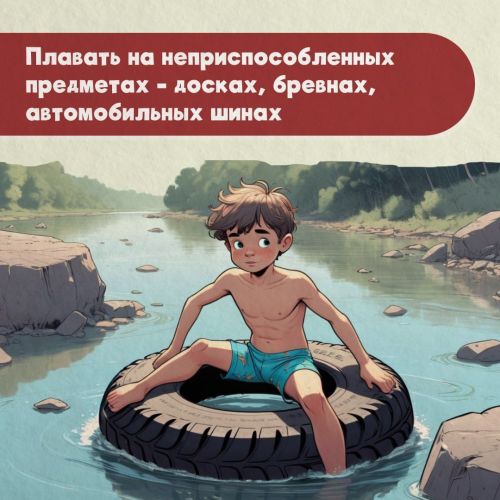 Правила поведения на воде для взрослых и детей