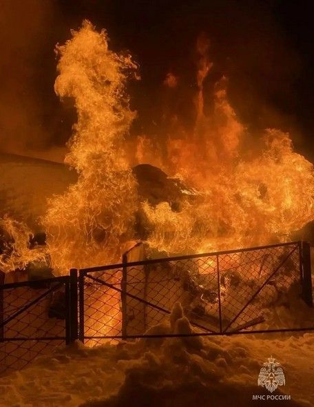 В Лениногорске на пожаре пострадал пенсионер