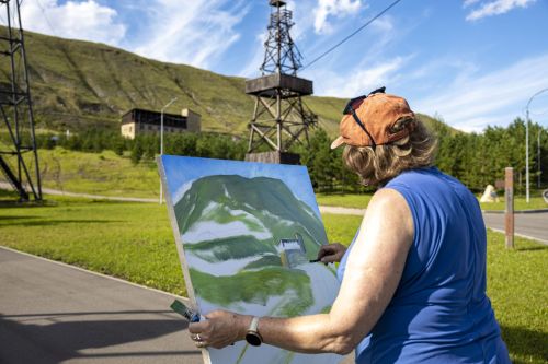 Художники России исследуют ландшафт Лениногорского района