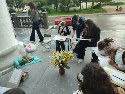 В Лениногорске прошел первый городской пленэр в рамках республиканского проекта «Лето в Татарстане»
