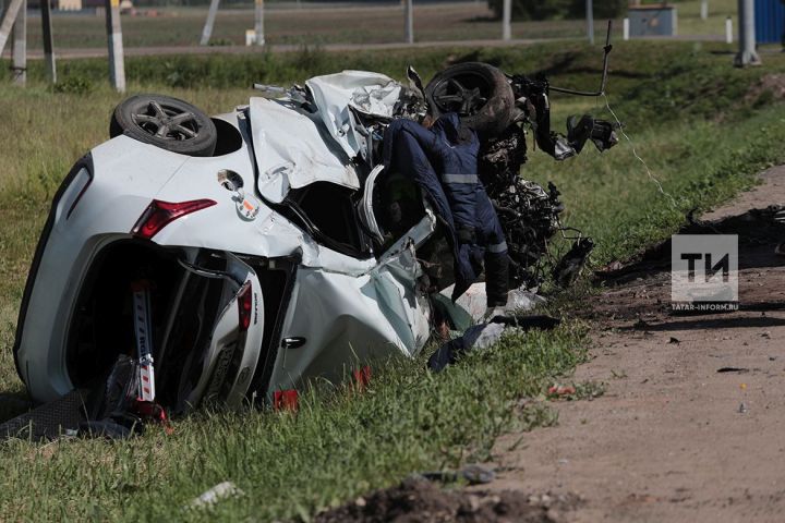 Фото с места смертельной аварии под Бимой