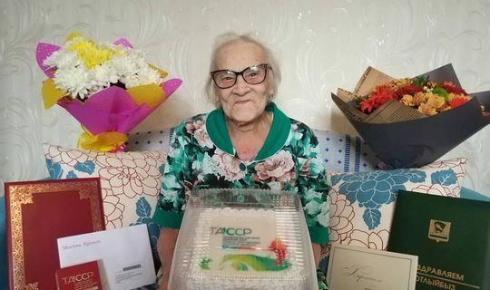 В год 100-летия ТАССР жительница Татарстана отметила вековой юбилей