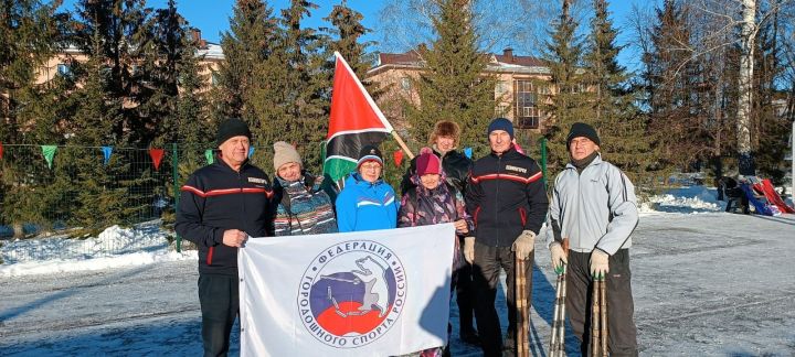 Лениногорские ветераны стали гостями на открытии Альметьевской городошной площадки