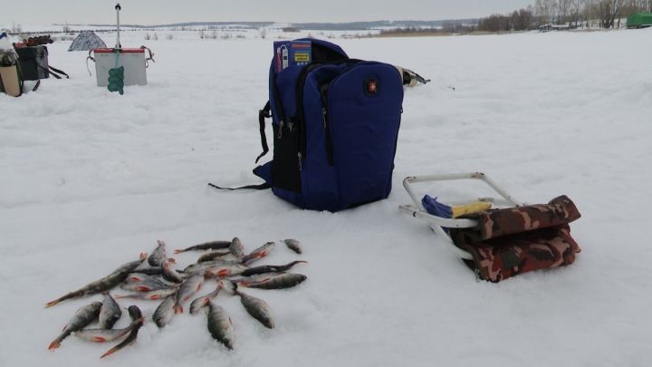 На озере Карабаш Лениногорского района прошли соревнования по зимней рыбалке