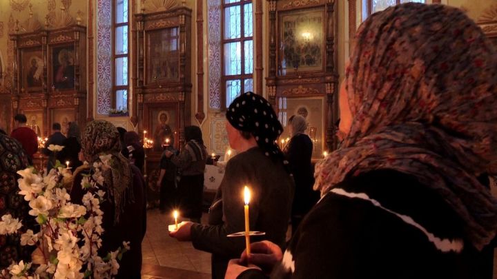 Как прошла страстная неделя в Храме Святой Троицы Лениногорска?