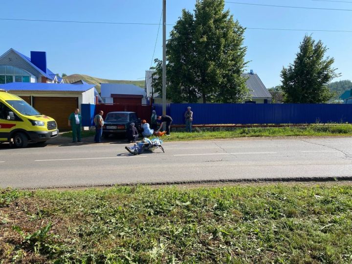 Пьяный мотоциклист из Татарстана получил перелом позвоночника