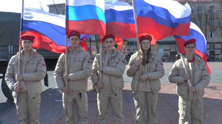 В Лениногорске прошла акция в поддержку республиканского марафона «Все СВОи!»