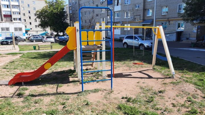 10 новых детских площадок появились в Лениногорске