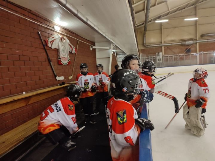 В Ледовом дворце Лениногорска впервые состоялся хоккейный матч между ребятами команды «Нефтяник» и их мамами