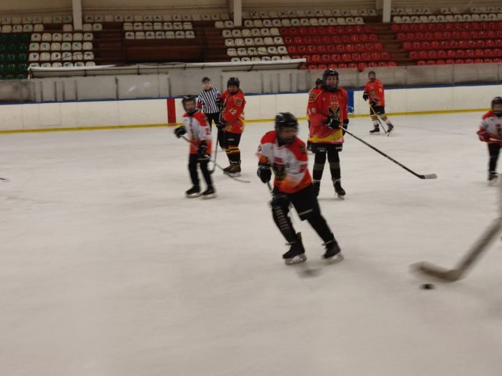 В Ледовом дворце Лениногорска впервые состоялся хоккейный матч между ребятами команды «Нефтяник» и их мамами
