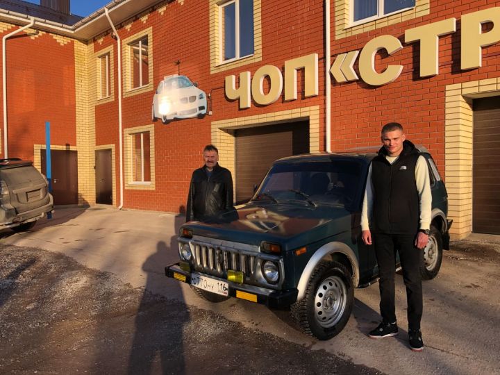 Танкист из Лениногорска получил в подарок от ЧОПа автомашину