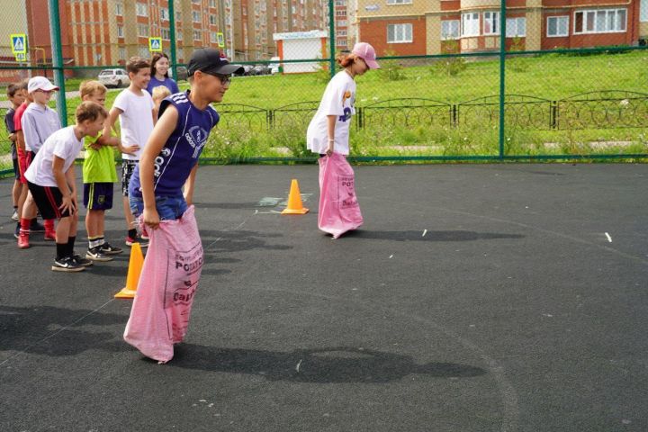 В Лениногорске в дворовых лагерях прошли спортивные соревнования