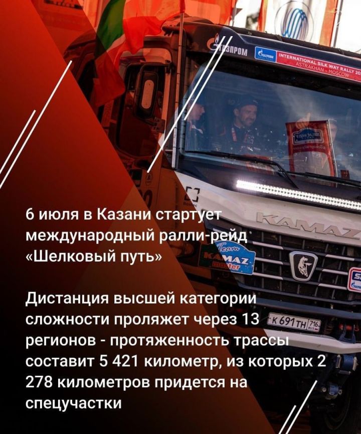 Уже через несколько дней в Татарстане стартует одна из главных гонок планеты — ралли «Шелковый путь»