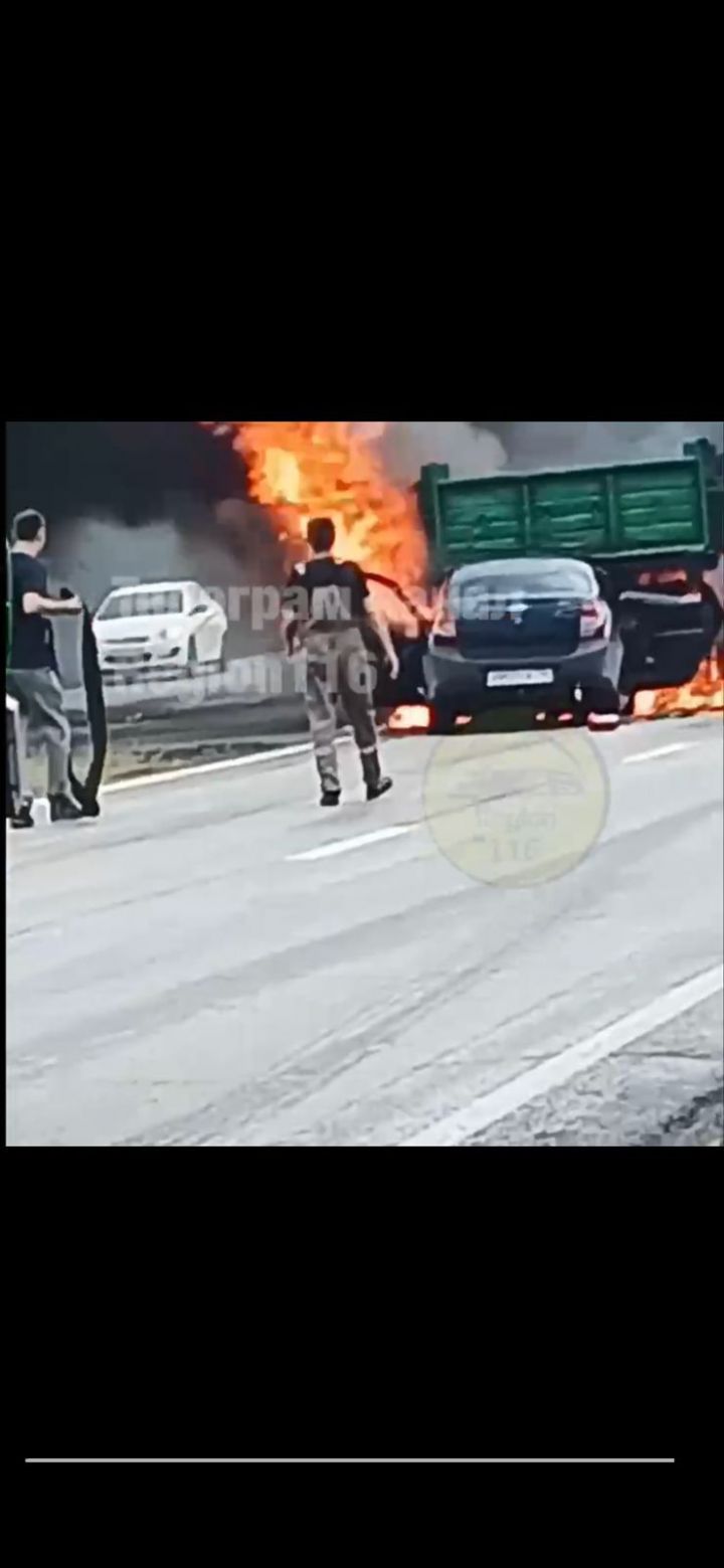 В соседнем с Лениногорском районе в ДТП заживо сгорел человек