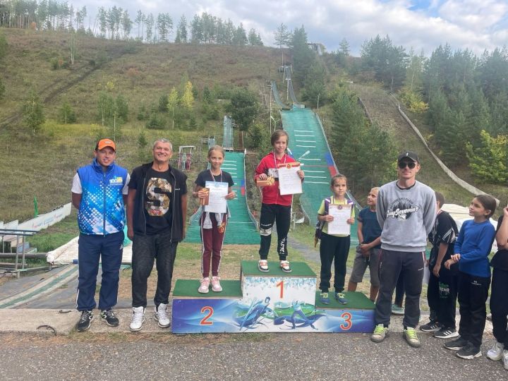 Юные Лениногорцы заняли призовые места в соревнованиях по прыжкам на лыжах с трамплина