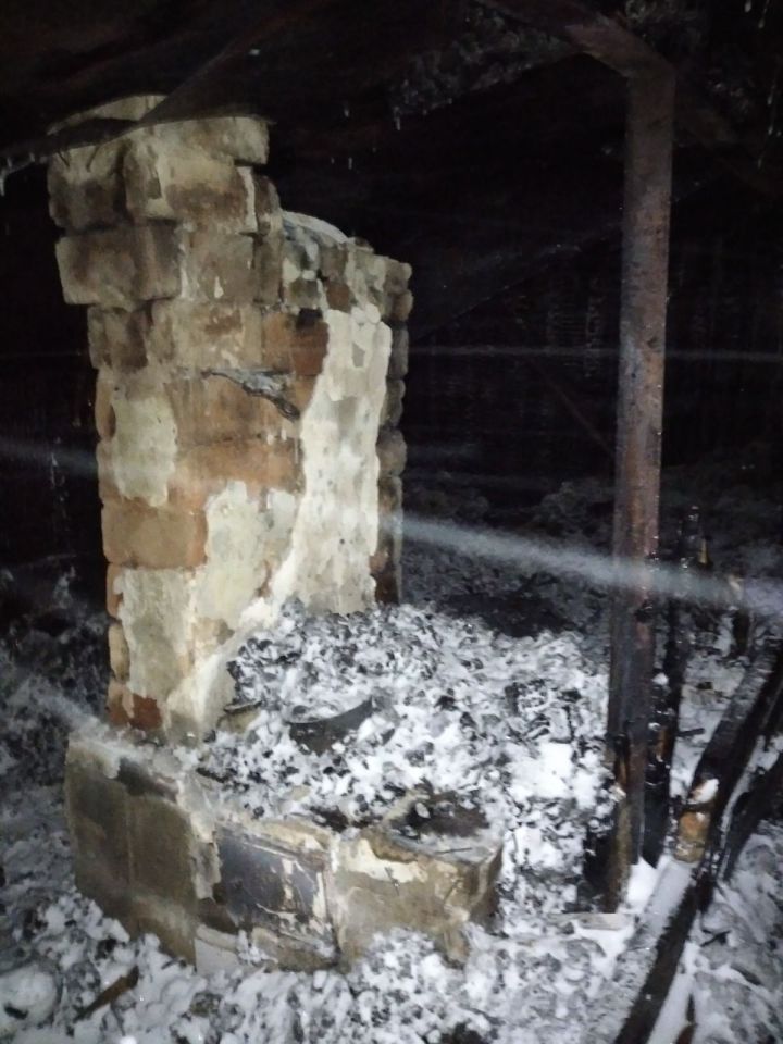 В Лениногорске в пожаре заживо сгорел 64-летний мужчина