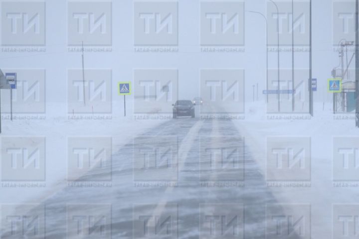 В Татарстане объявлено штормовое предупреждение из-за сильного ветра с мокрым снегом