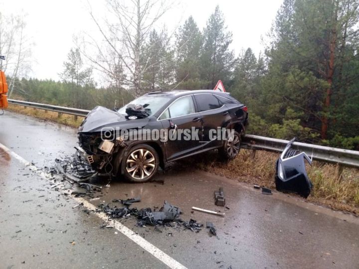 В Лениногорском районе произошло ДТП