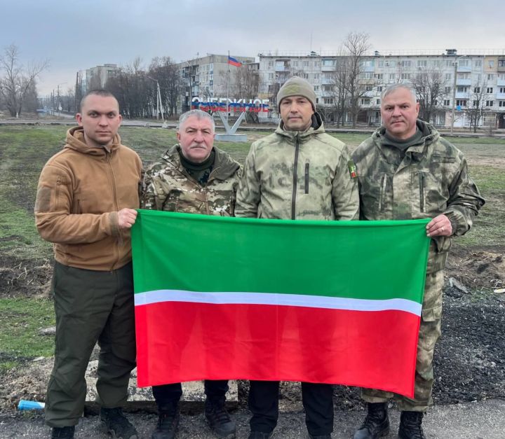 В Лениногорск вернулась делегация, которая сопровождала гуманитарный груз из Лениногорска в зону СВО