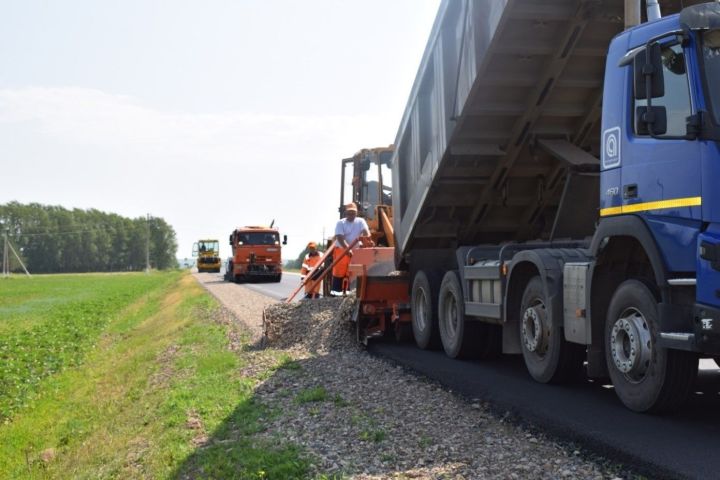 В Татарстане по нацпроекту завершен ремонт автодороги Муслюмово — Старое Саитово