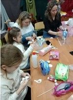 В детской художественной школе Лениногорска дети учились мастерить руками