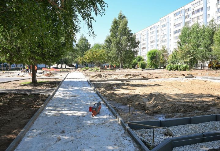 Программа «Наш двор» в Татарстане выполнена на 86%