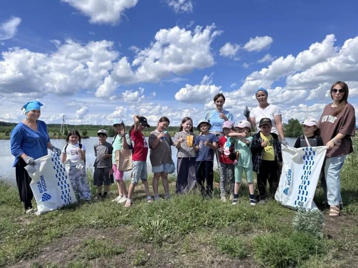 В Татарстане продолжают очищать реки и приводить в порядок их берега